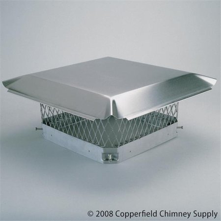 HY-C HY-C COMPANY 05305 9 in. x 18 in. Hy-C Stainless Chimney Cap 5305